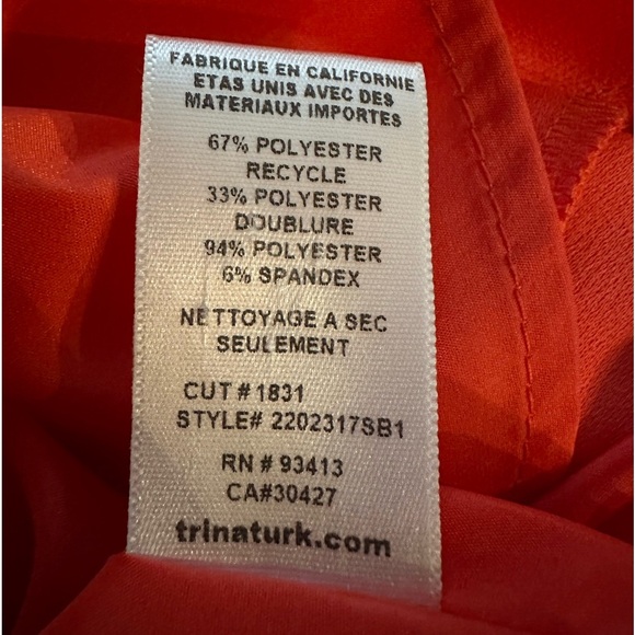 Trina Turk Sonora Sunrise Cold-Shoulder Dress size 12 - Picture 13 of 13